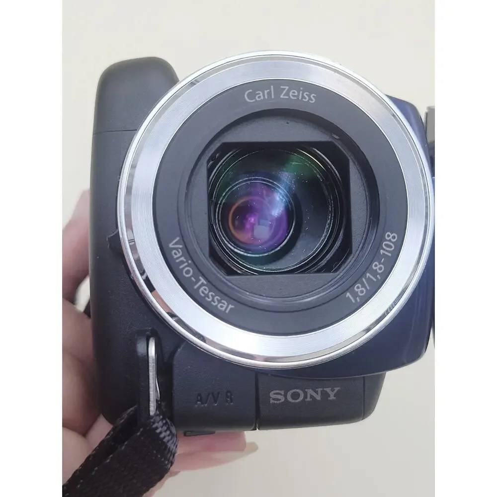 BLUE Sony Handycam DCR-SR47 60GB Video Digital Camcorder W/ Batteries AC Adapter